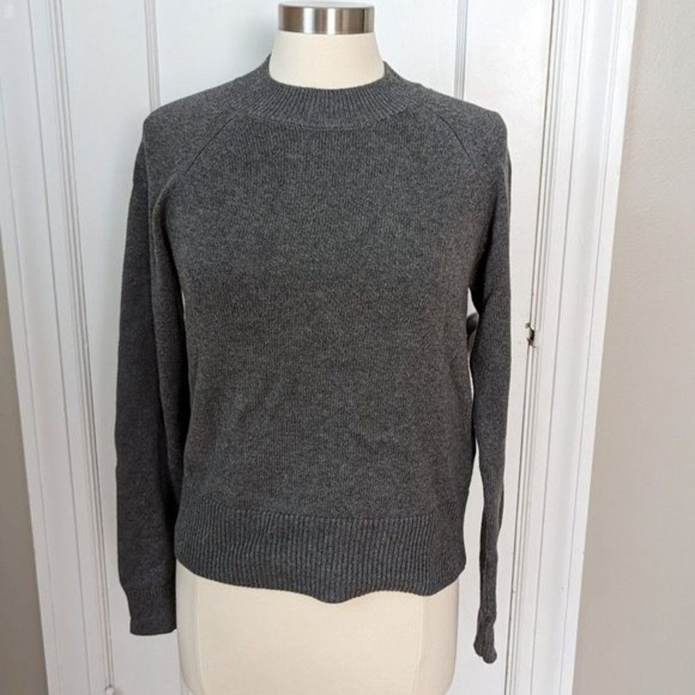 Daily Ritual | Grey Long Sleeve Sweater Sz XS